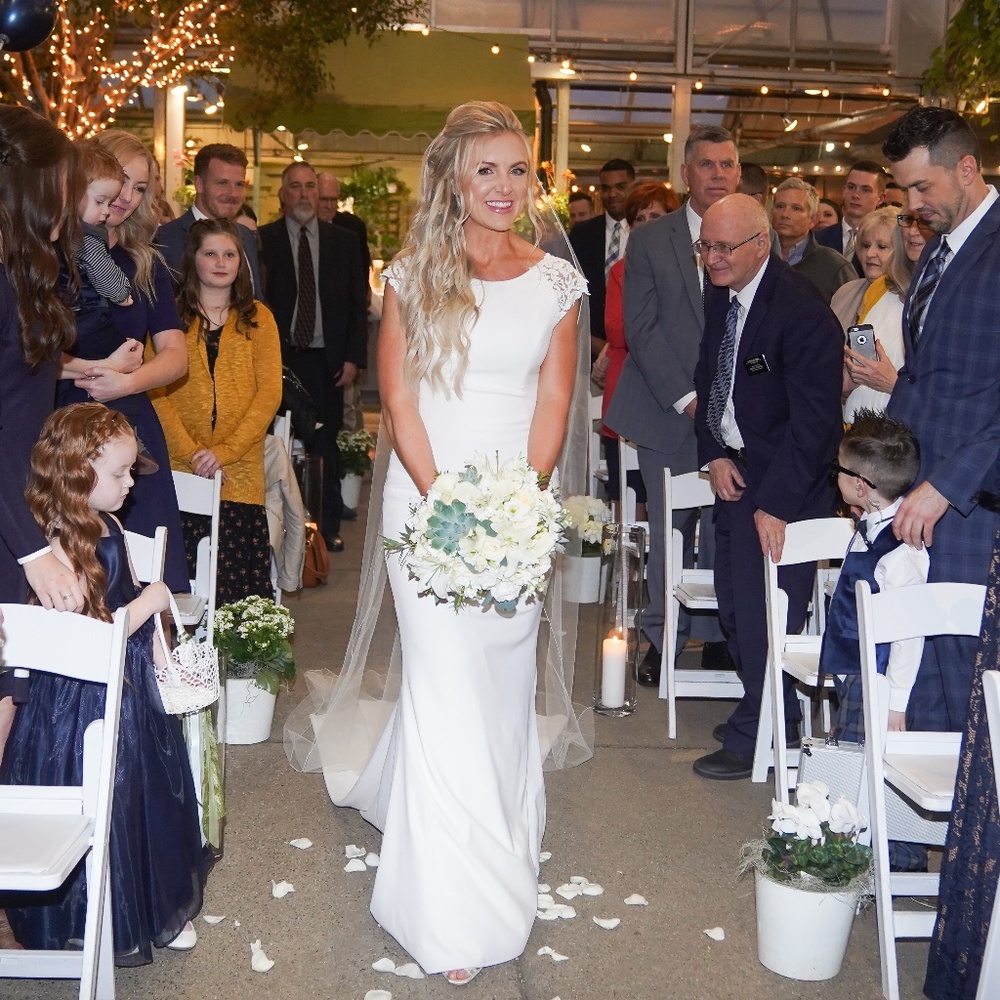 St. Patrick Designer Wedding Dress| Lt Ivory | 4-6